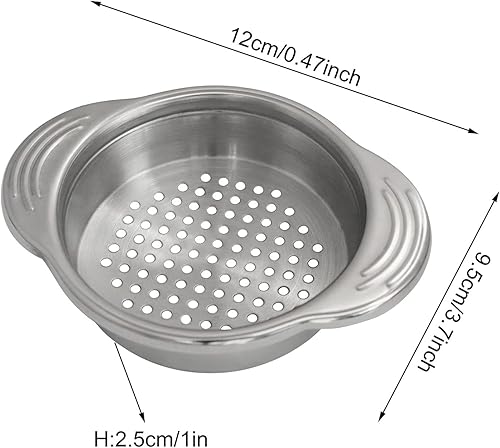 Miniatura 5 de XGNG - Colador de latas de acero inoxidable, 2 unidades, colador de latas de verduras y frutas, mejor para atún enlatado, versátil