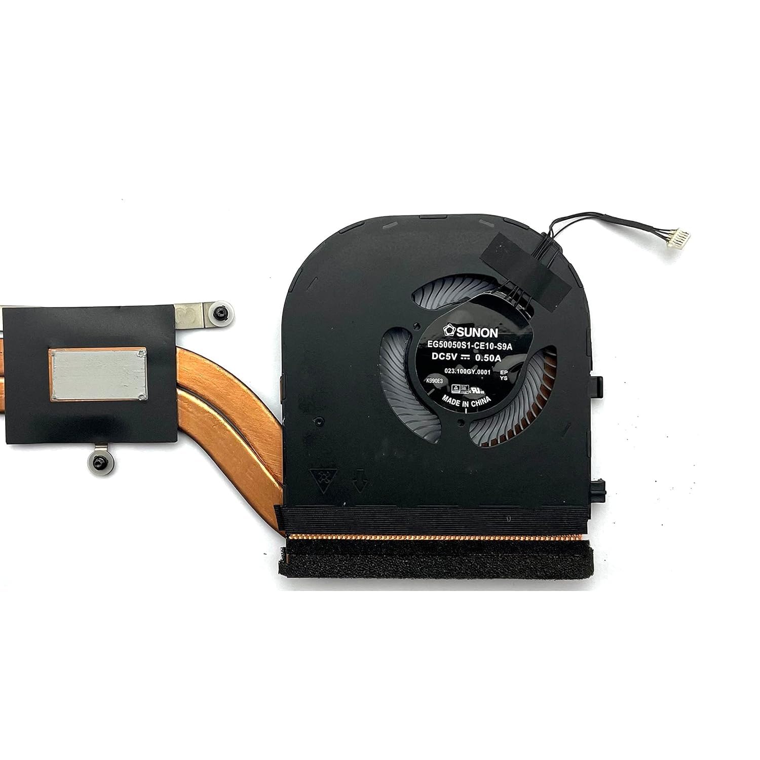 DC5V CPU+GPU wentylator chłodzący z zamiennikiem radiatora do laptopa Lenovo ThinkPad P1 Gen 2 P/N: 02XR044 02XR043