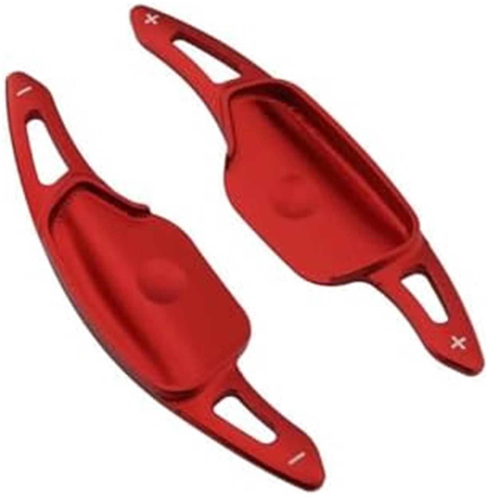 MKVAXR Car Gear Shift Paddle Paddle Shifter Cover Extensions, for Kia 2021 2022 2023 for Sorento Mq4 Hybrid Carnival Ka4 Steering Wheel Paddles Extension Gear Sticker(Red)