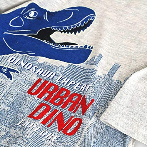 Pijama Infantil Menino Brilha no Escuro Dinossauro Elian-8