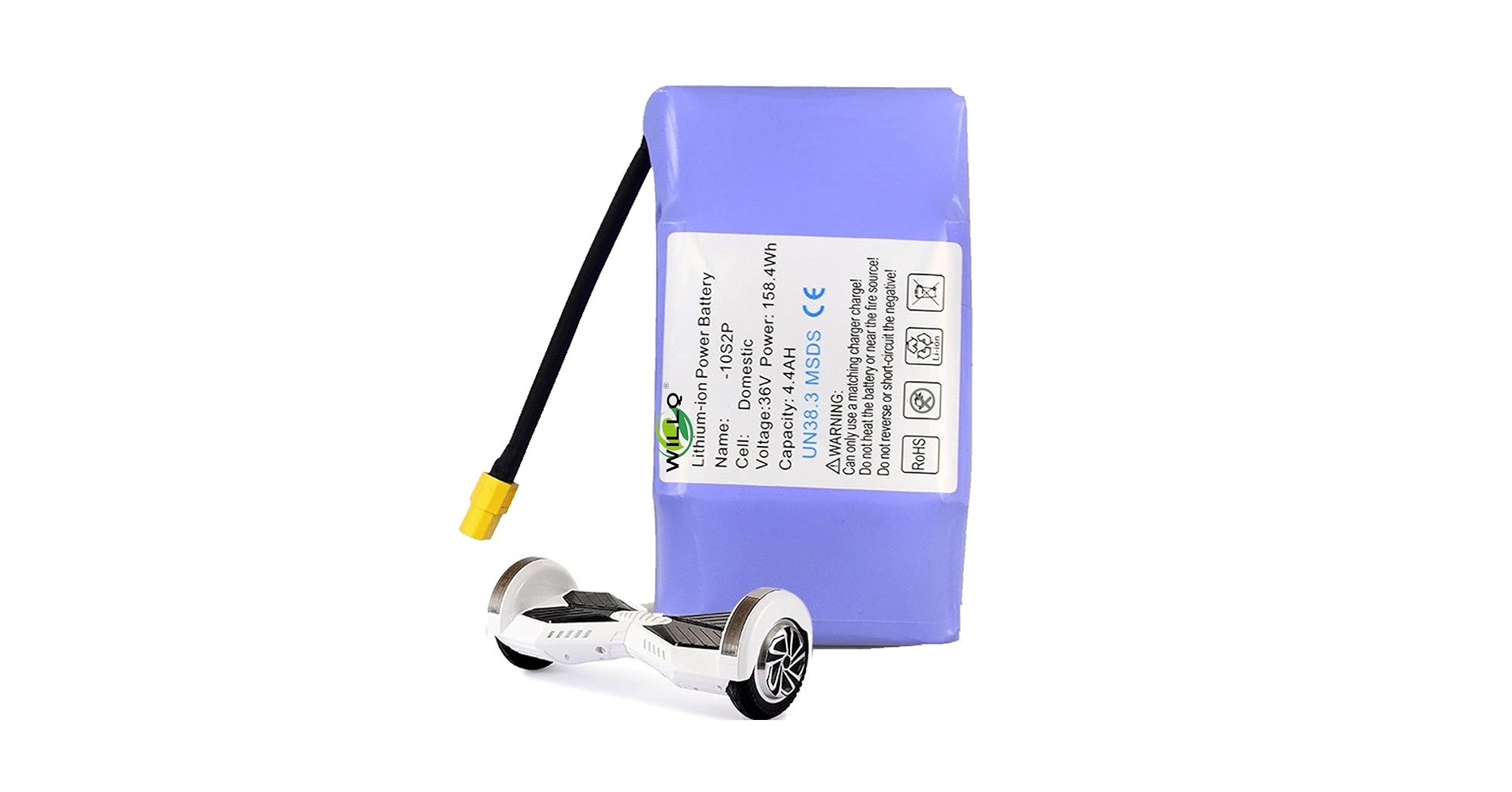 Amazon.co.jp: WILLQ 36V 4.4Ah スクーターバッテリー 4400mAh