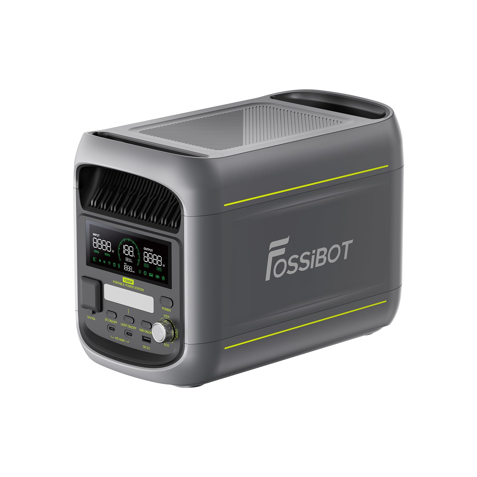 FOSSiBOT F800 Solargenerator, 512Wh LiFePO4 Tragbare Powerstation