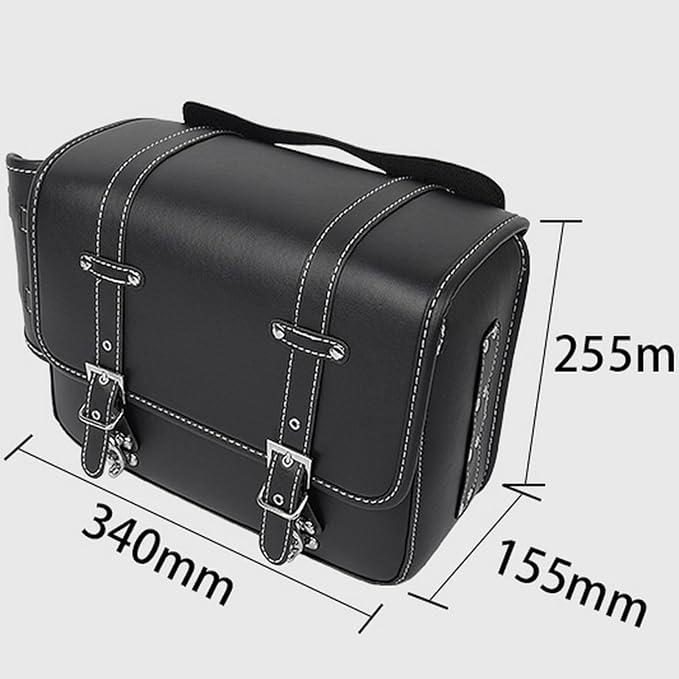 Alforja lateral impermeable para moto universal 10 litros miniatura 9