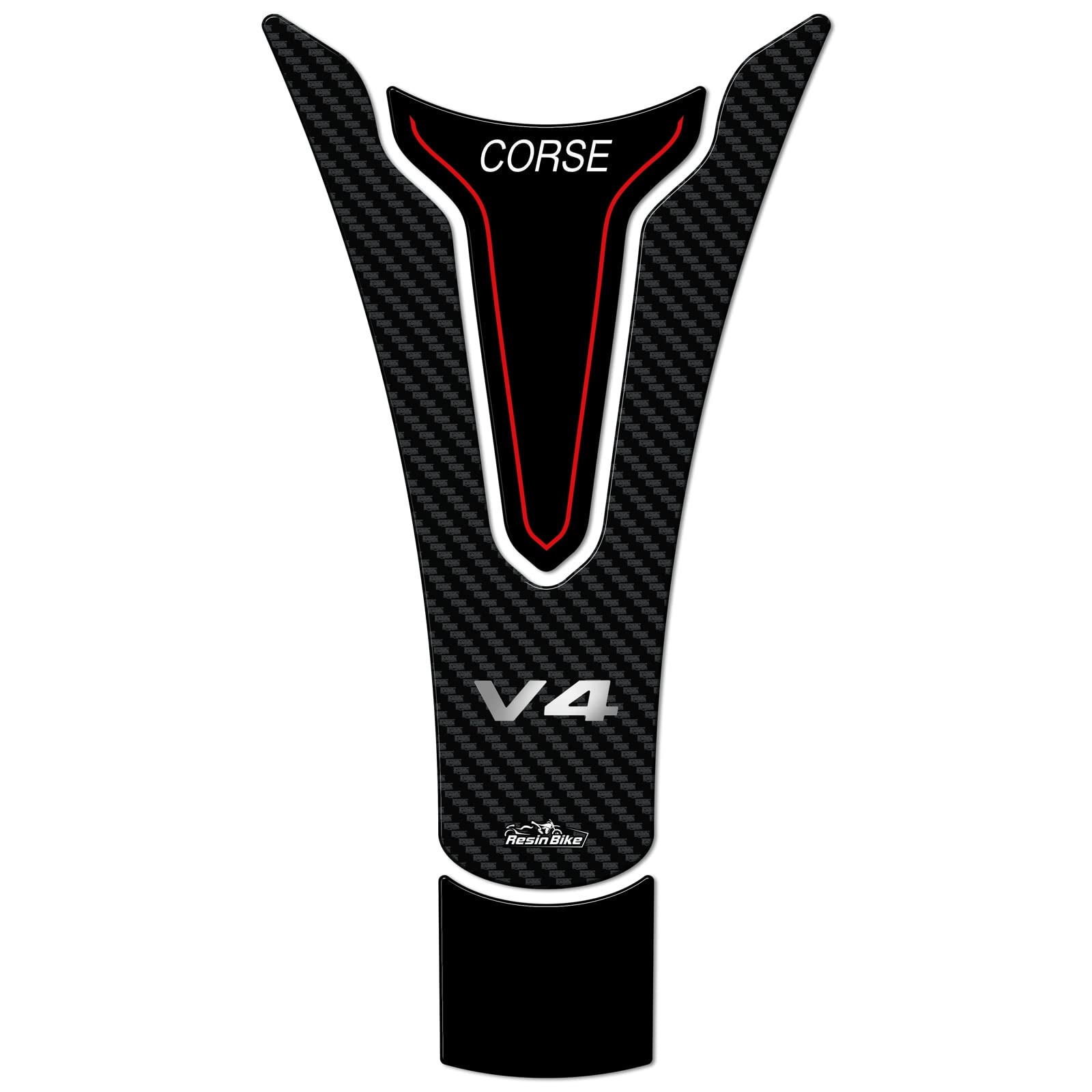 Resin Bike Tank Pad Motorcycle 3D Stickers Compatible With Ducati Panigale V4 And V4s 2018 2022. Motorcycle Protection From Bumps And Scratches. Resin Sticker - Gadget Moto