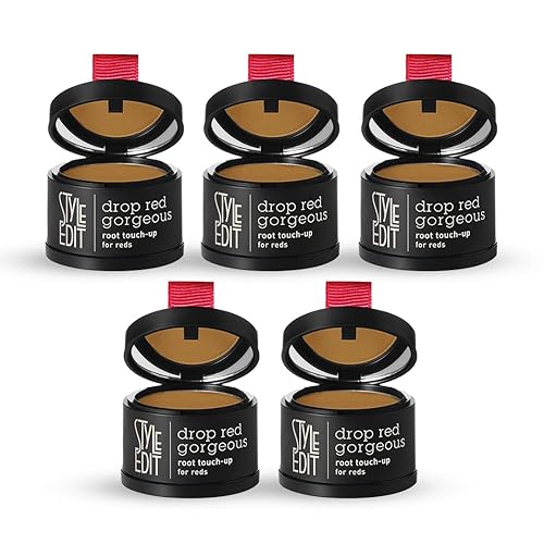 Miniatura 29 de Style Edit Polvo de retoque de raíz para cabello marrón claro Color de cabello para cubrir canas y raíces Polvo de línea capilar con infusión