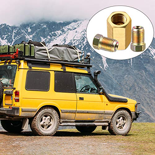 Frienda 12 Pieces 3/8 Inch-24 Threads Brake Line Fittings Assortment For 3/16 Inch Tube (4 Unions, 8 Nuts) #TOP5