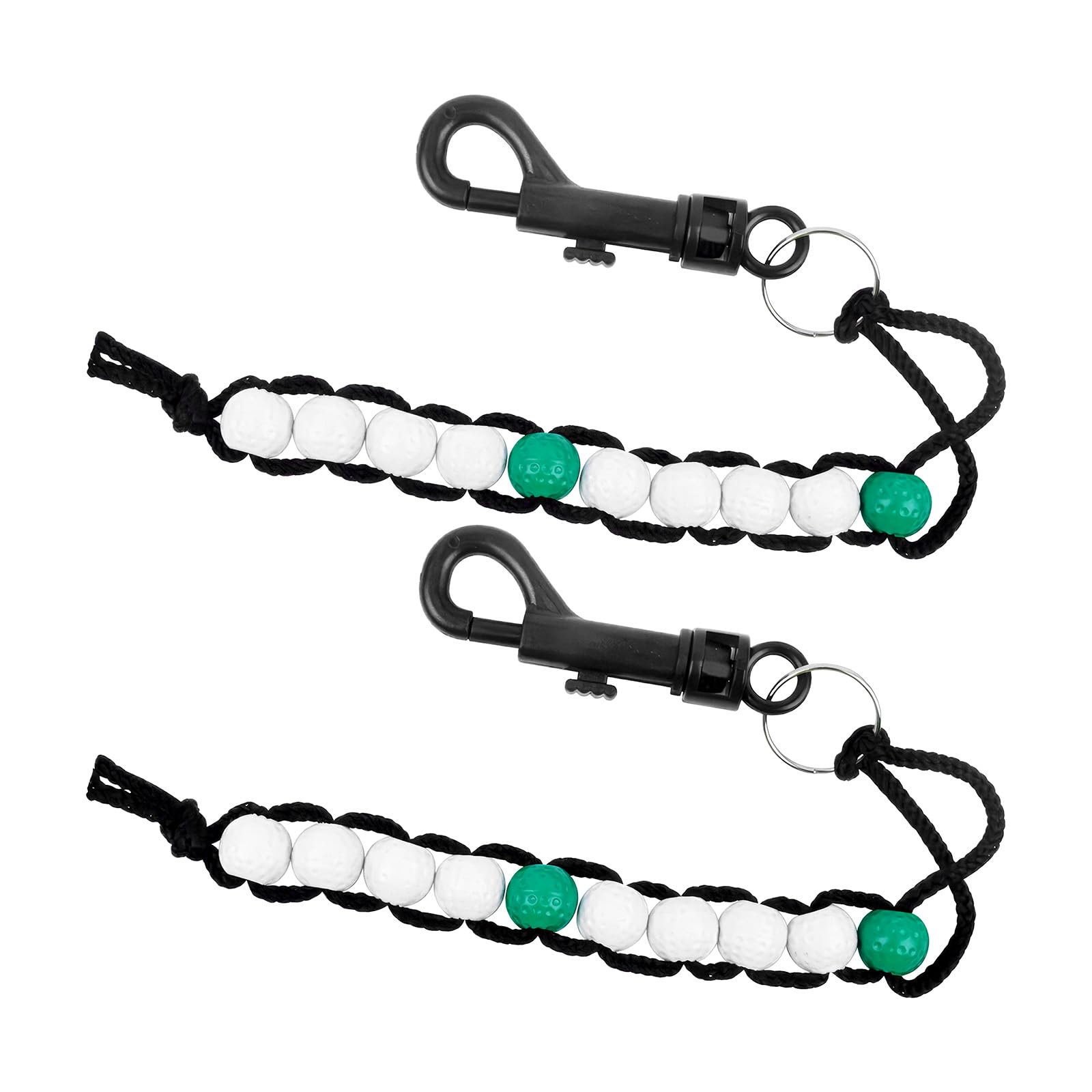 Contatore di Perline da Golf 2pcs Contatore di Colpi di Golf Contatore di Punteggio da Golf Custode del Punteggio di Golf Contatore di Punti per Arbitro Utile per Il Golfista