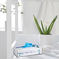 Vista 6 de McKesson Confiderm 3.8C - Guantes de nitrilo para examen, no estériles, sin polvo, color azul, mediano, 100 unidades, 1 caja