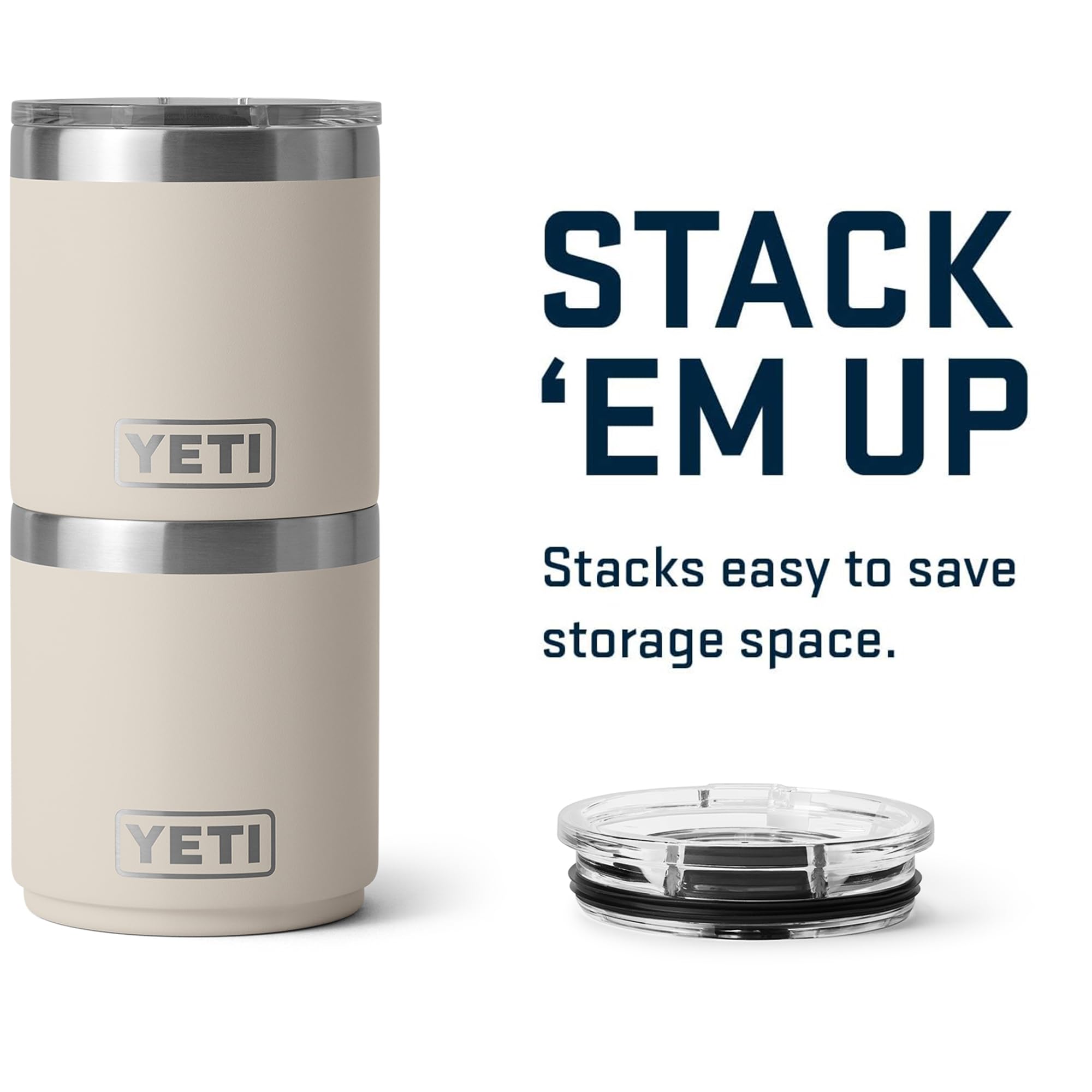 Amazon.com: YETI Rambler 10 oz Ceramic Lined Lowball 2.0, Vacuum