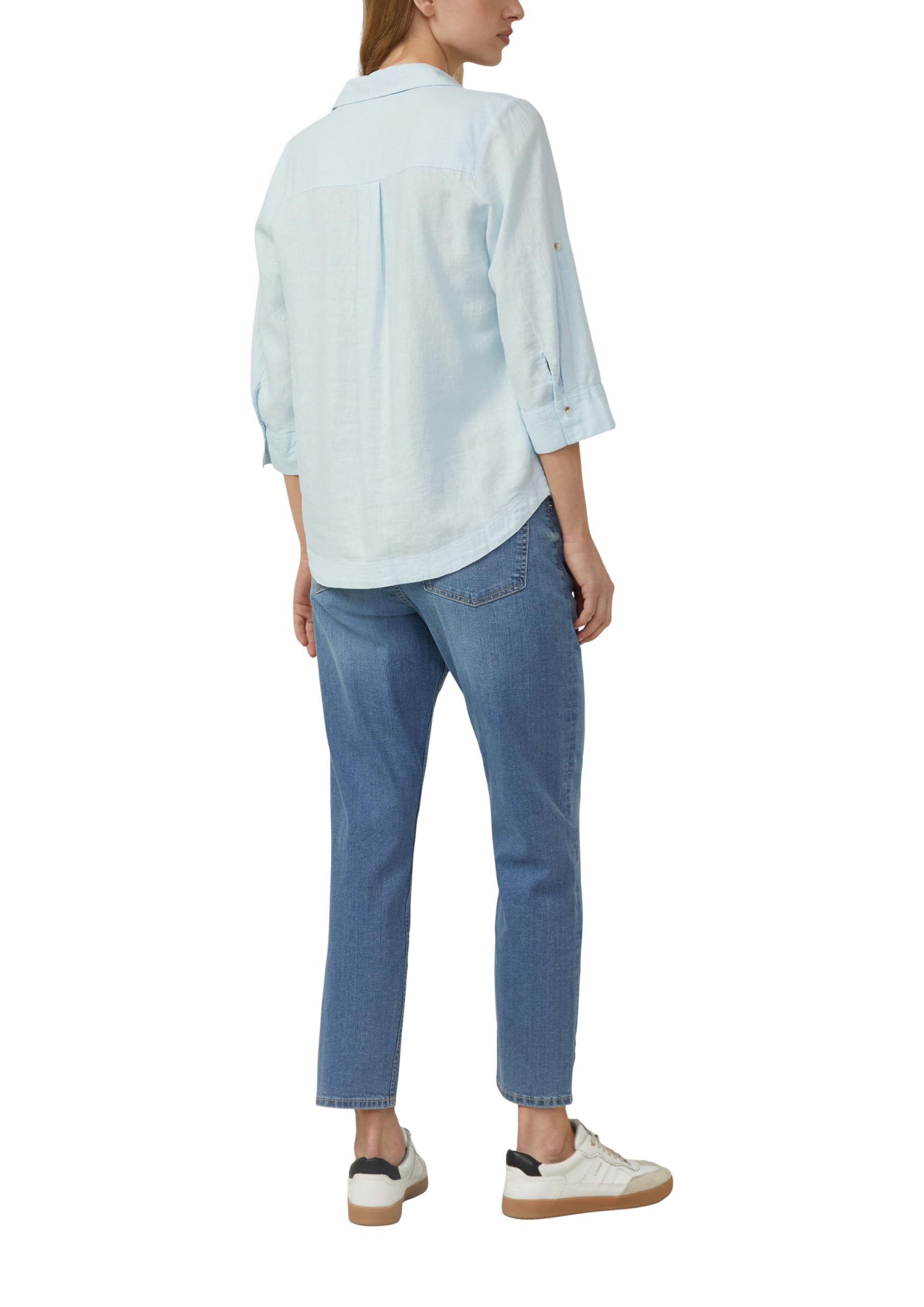 s.Oliver Damen 2178870 Leinen-Mix Bluse 3/4 Arm (1er Pack)