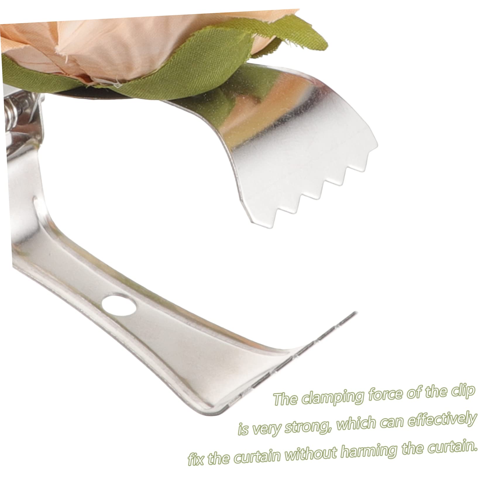 MAGICLULU 8pièces Clips De Rideaux Fleur Embrasses Décoratives Pratiques pour Liens De Rideaux Accessoire De Décoration pour Maison