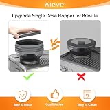 AIEVE Trémie à dose unique compatible avec Breville Barista Express Soufflet en silicone pour machine à expresso Breville Pompe à air pour nettoyage du marc de café résiduel - 2