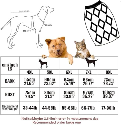 Miniatura 4 de Suéter para perro de tamaño mediano y grande, suéter suave para clima frío, chaqueta de invierno para perro labrador, bulldog francés, beagle,