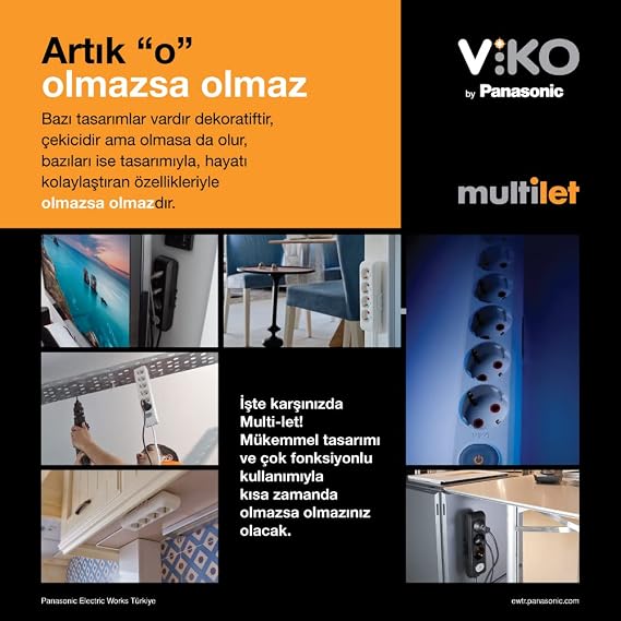 Viko Multi-Let Dual Socket Ground Child Protected Terminal Block