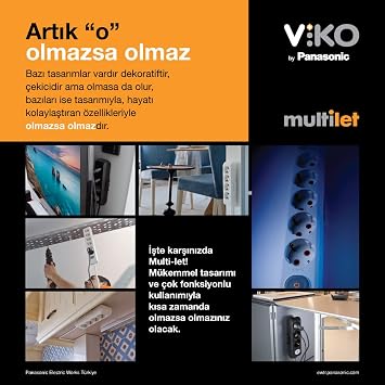 Viko Multi-Let Dual Socket Ground Child Protected Terminal Block