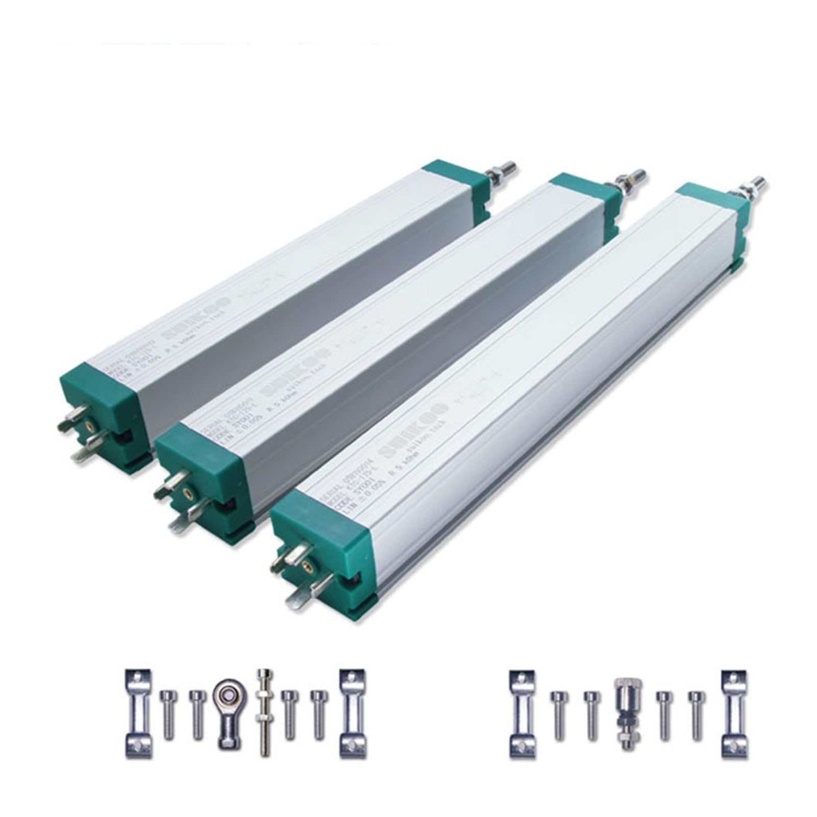 HEXEH KTC – capteur de déplacement linéaire, transducteur 50-250mm, Tige de Traction, règle électronique, potentiomètre de Position for Machine d'injection (Color : KTC-200mm)