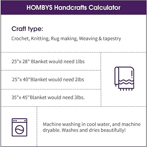 Vista 247 de HOMBYS Hilo de felpilla grueso y voluminoso para tejer a mano, hilo grueso y esponjoso para tejer a mano, hilo de felpa suave, paquete de 8