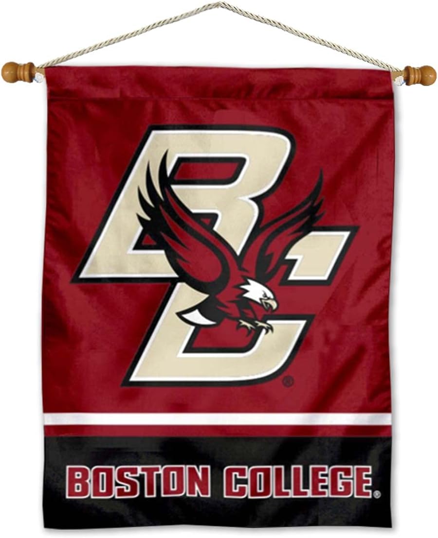 Boston College Eagles Banner with Hanging Pole