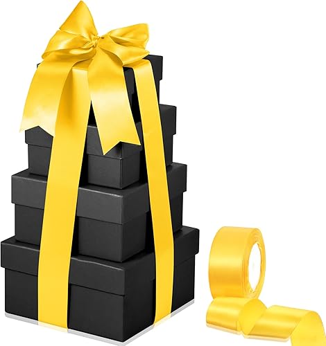 Cajas anidables para el día de San Valentín con tapas, caja rígida cuadrada de San Valentín, cajas nido decorativas de varios tamaños para regalos