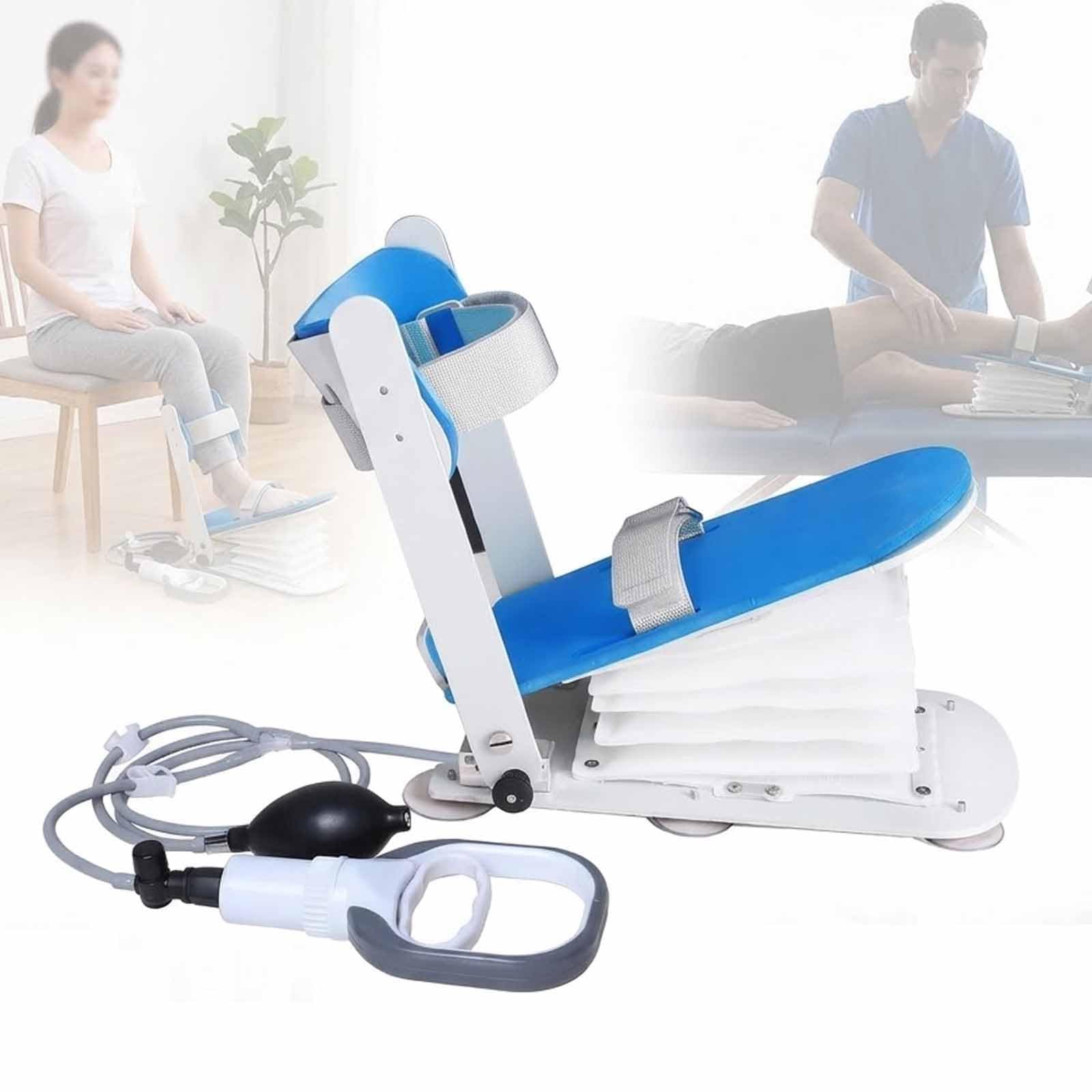 MObyat Knöchel Reha Trainer, Sprunggelenk Strecktrainer Mit Airbag, All-Winkel Training, Maximaler Winkel 140°, 5 Stufen Einstellbar, Für Schlaganfall & Hemiplegie Erholung