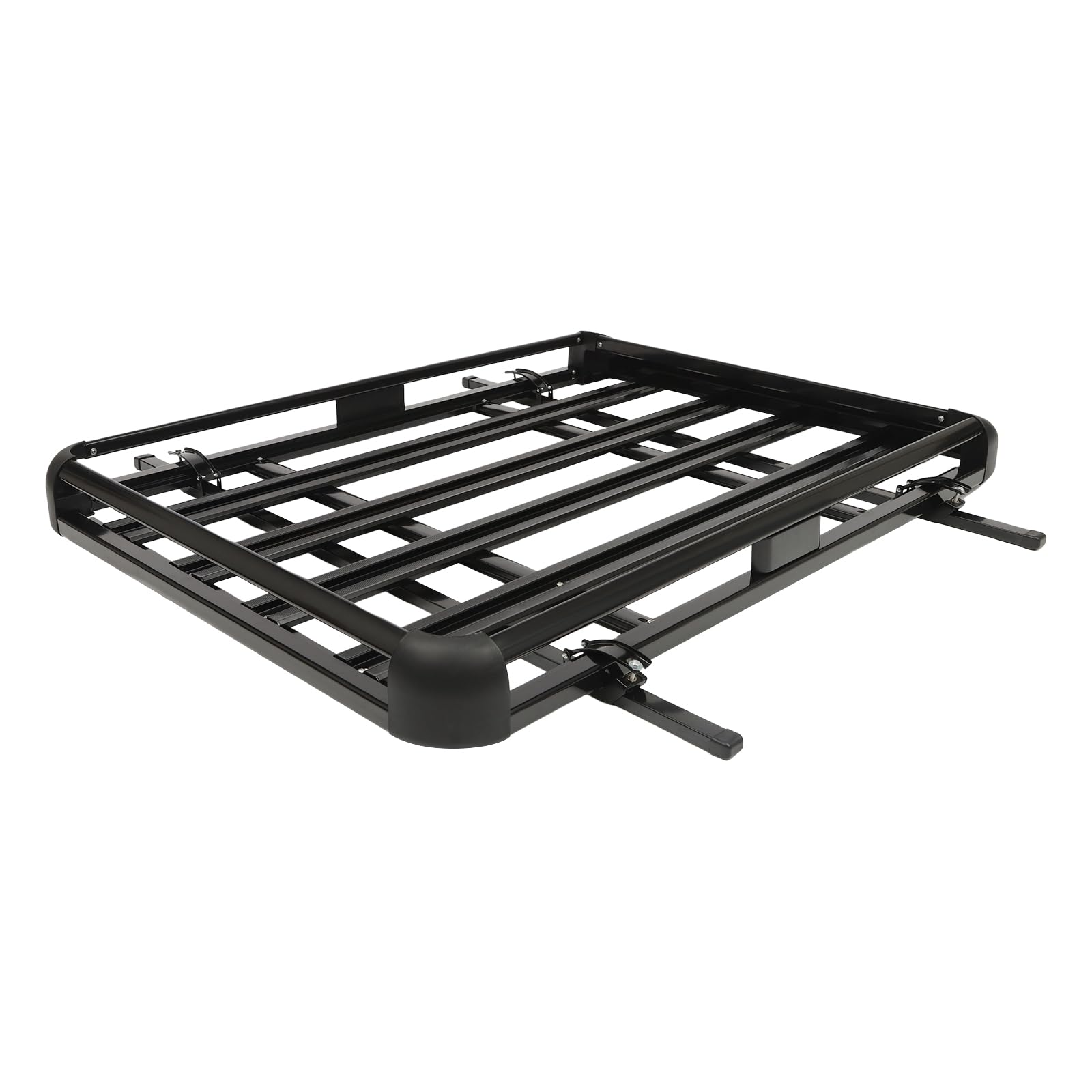 MINRS Aluminium dakbagagedrager, mand, dakmand auto, vrachtdrager, universele bagagemand voor dakkoffer, auto, tot 150 kg, 140 x 135 cm, aluminium dakbagagedrager geschikt voor universele SUV-modellen
