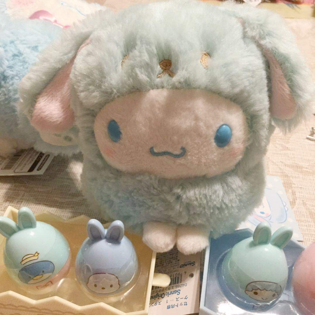 Amazon.co.jp: ぬいぐるみ イースター シナモロール たまごスタンプ 