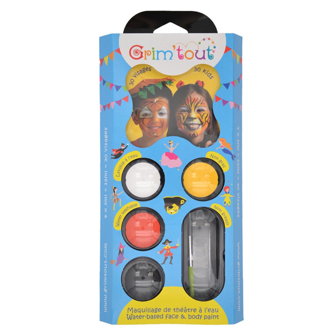 GRIM'TOUT GT41222, 4 Couleurs