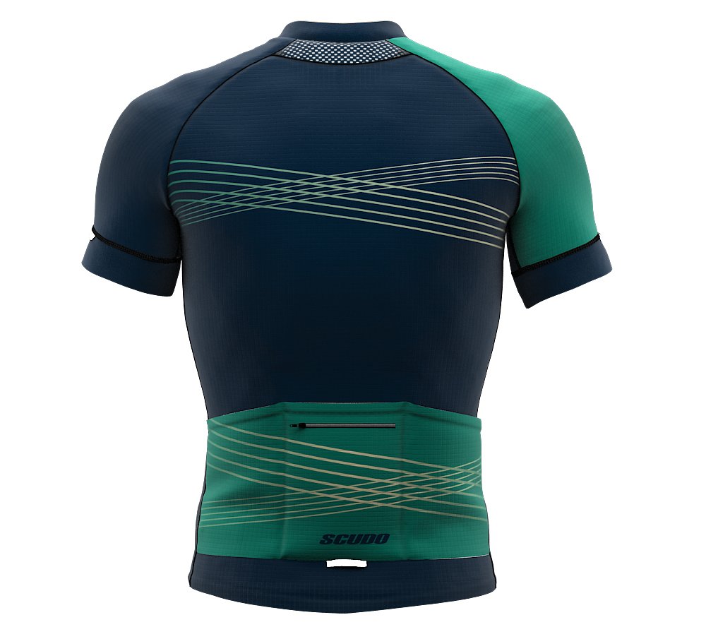 Inspired Green Cycling PRO Jersey Short Sleeve for Men - Size Large
