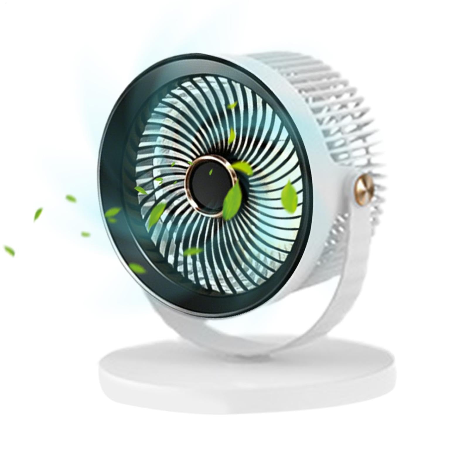 Ventilador De Suelo 5 velocidades potente flujo de aire recargable con luz