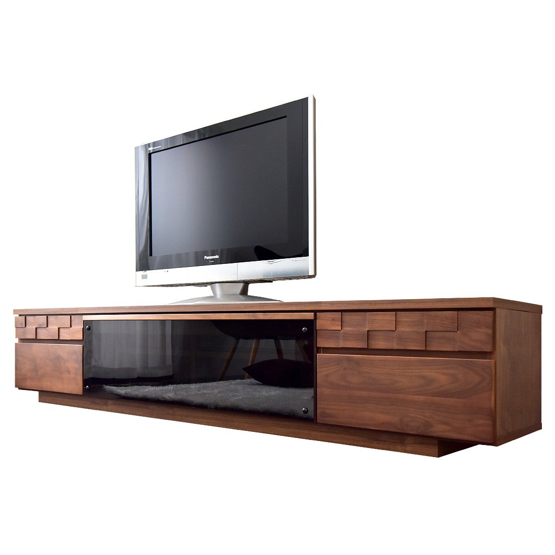 Amazon｜タンスのゲン 【完成品】 日本製 テレビ台 幅210cm 無垢材使用