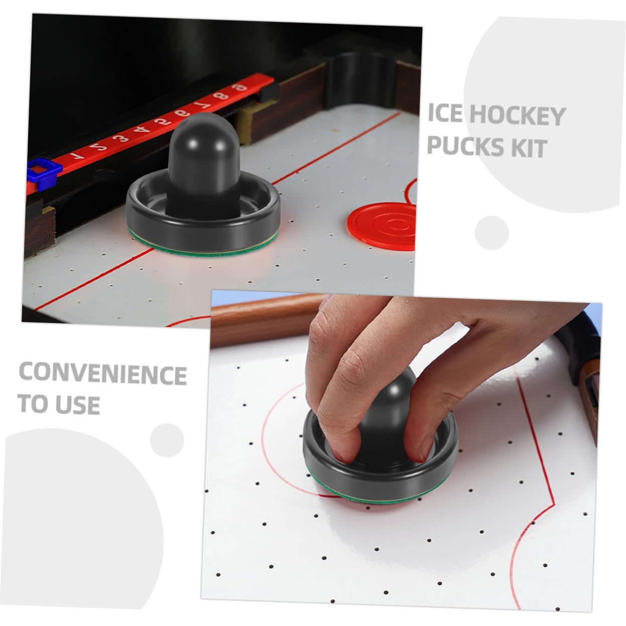 Toddmomy 8 Ensembles Patins et Rouges pour Tables de Jeux pour Entre et Fêtes