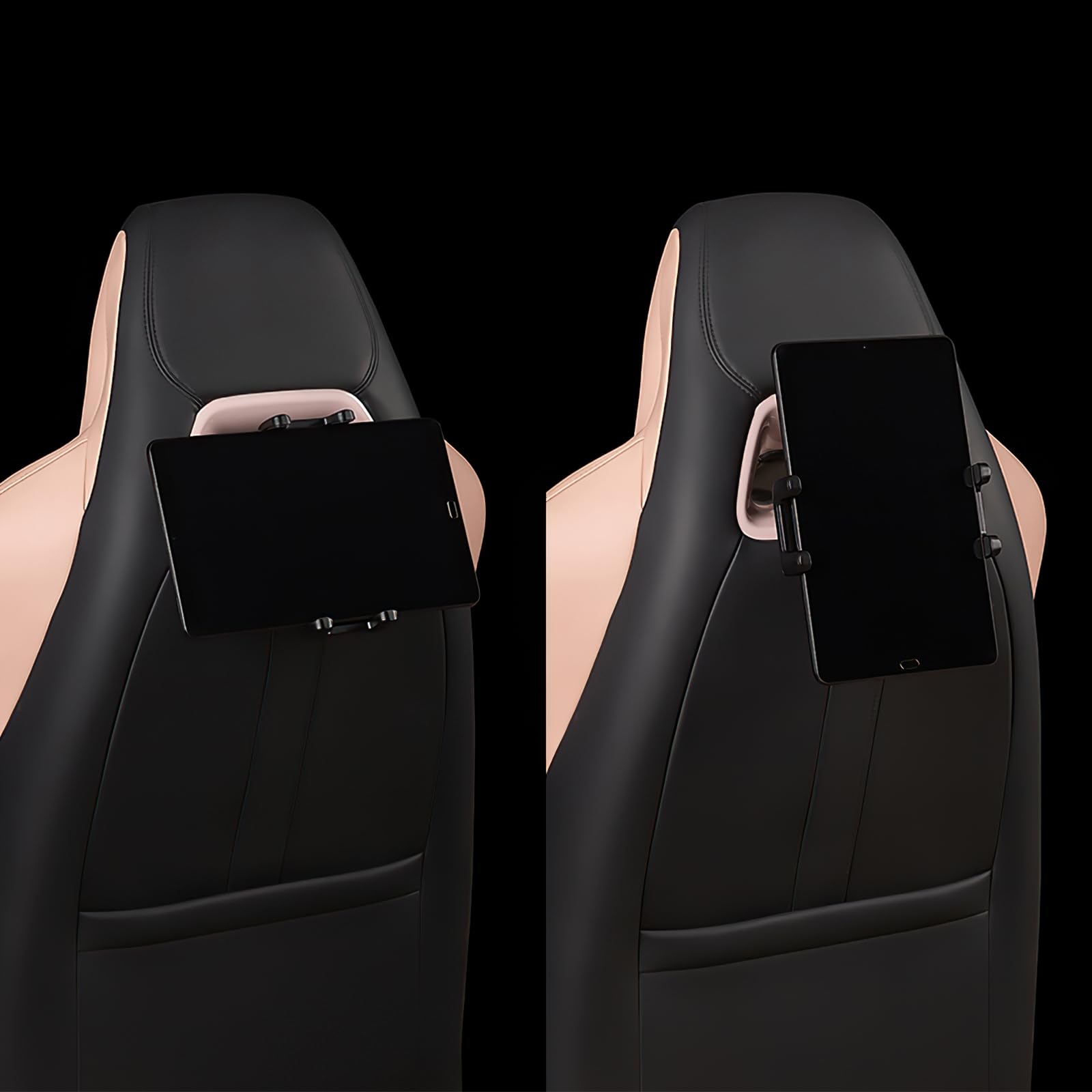 KUNGKIC Support de tablette de voiture pour BYD Dolphin Surf 2023-2025 - Extensible - Pour appuie-tête - Universel - Rotation à 360° | Support de téléphone portable extensible pour appuie-tête universel rotatif à 360° pour tablette