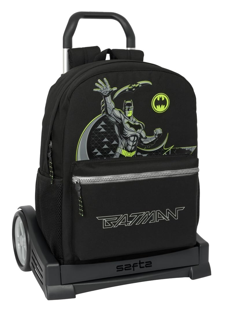 Sac à dos Batman Game Over Safta M noir avec chariot Evolution pour l'école - 4
