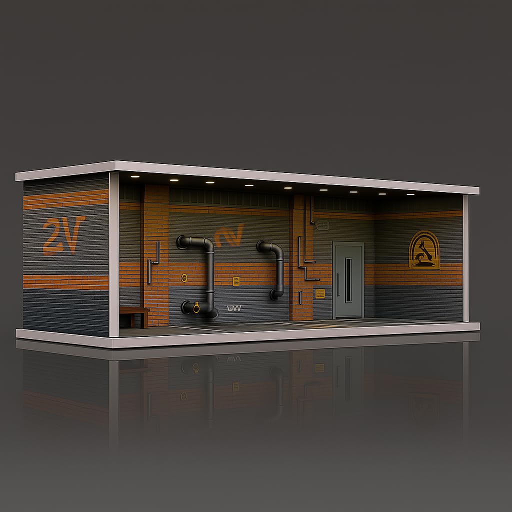 Old Factory Diorama Stack Display Case – Limited Edition