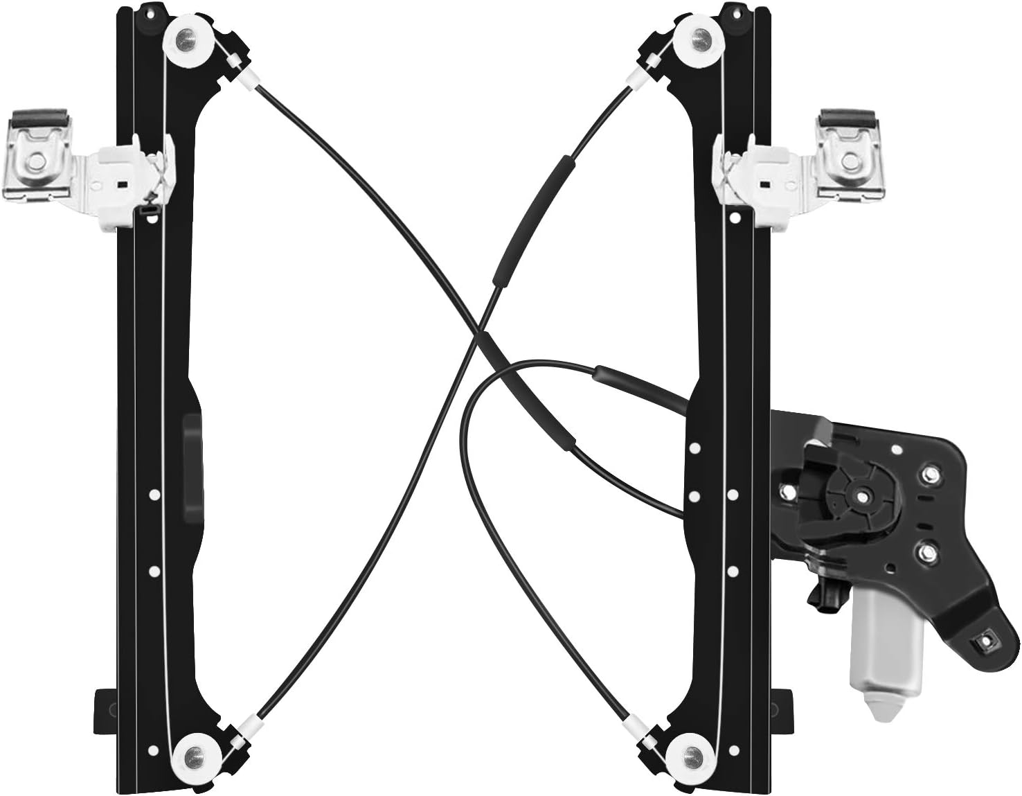 741-579 Rear Passenger Power Window Regulator Compatible for 2001-2006 GMC Sierra 2500 HD 3500 & Chevrolet Suburban Silverado 1500 Cadillac Escalade Right