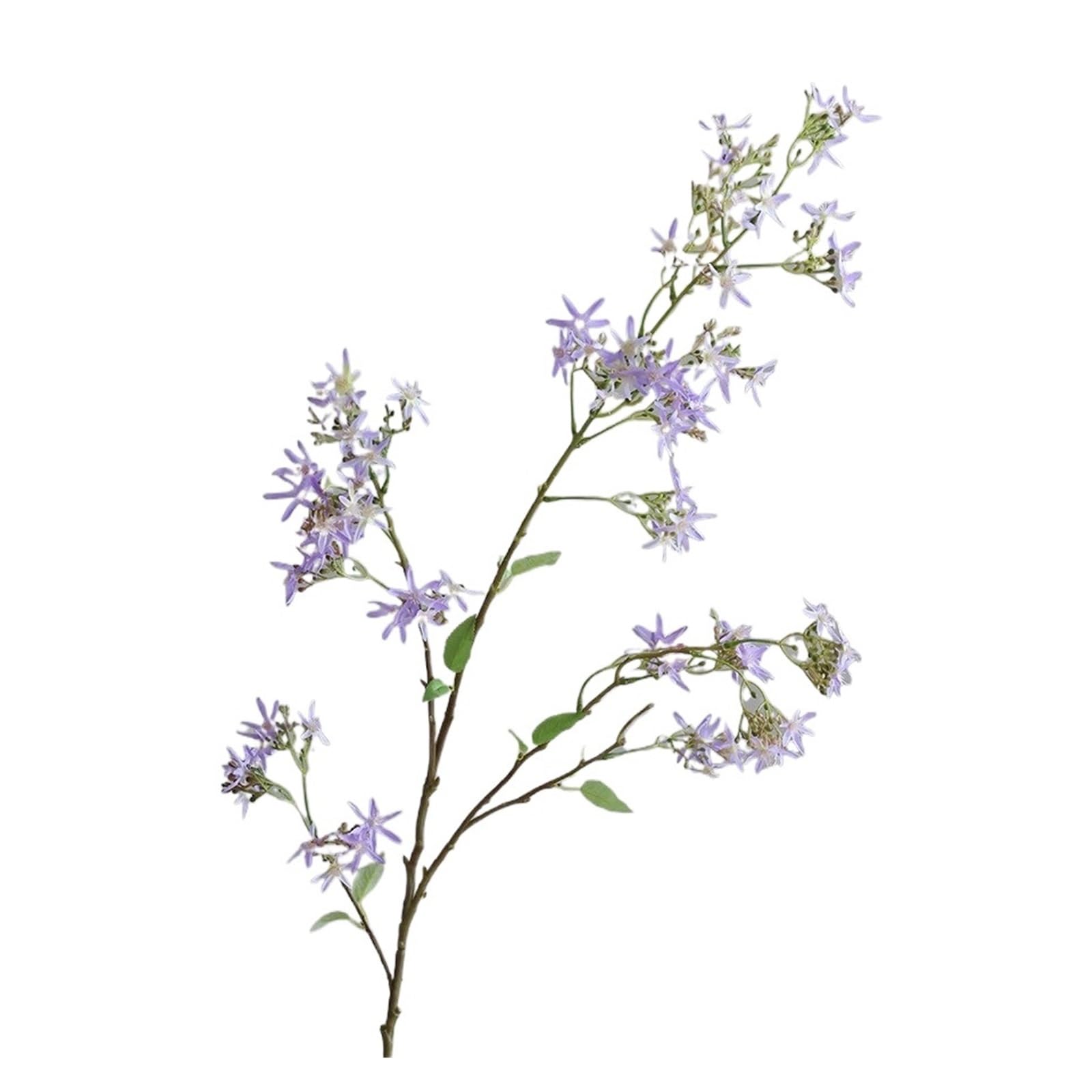 Sztuczne kwiaty i rośliny, Opakowanie 4 szt. 120 cm sztucznych kwiatów jedwabnych w kolorze jaśminu i wiśni, wielokolorowe(Light Purple)