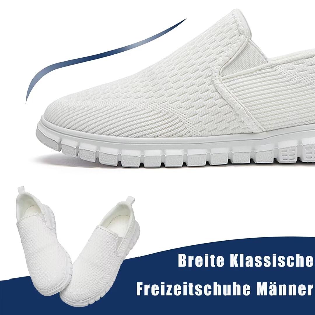 Oltyutc Mocassini da Uomo Slip on Sneaker Casual Scarpe da Running Corsa Scarpe Antinfortunistica Leggera Fitness Traspirante Camminata