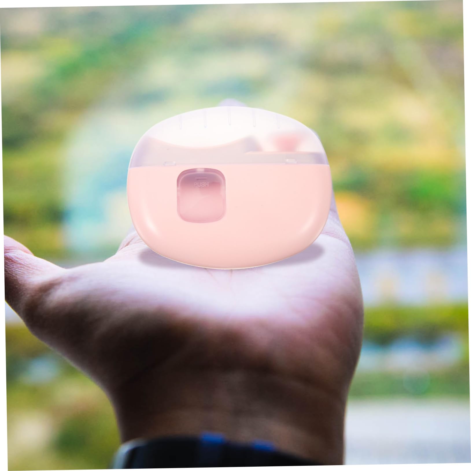 Cortaúñas Eléctrico Automático Rosa para Bebés y Adultos