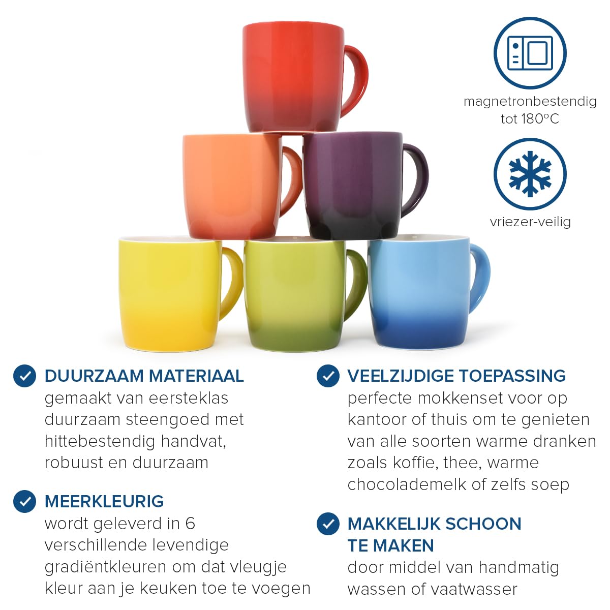 Mica decoration koffiebeker aardewerk wit