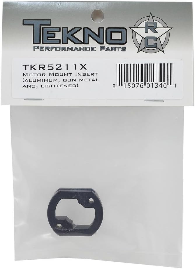 Tekno RC LLC Aanodized Aluminum Motor Mount Insert Gun Metal TKR5211X Electric Car/Truck Option Parts