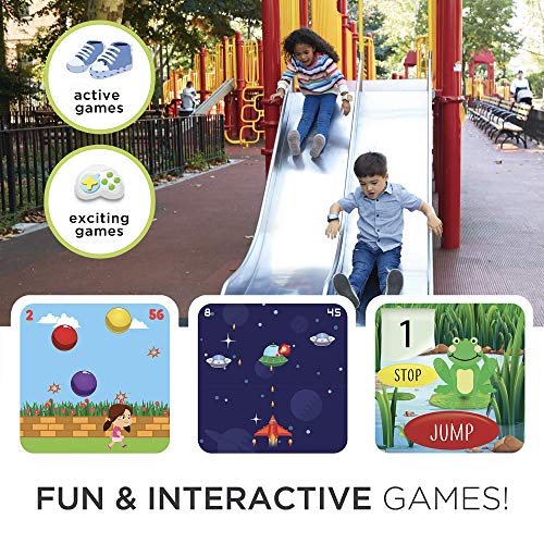 Kids Smart Watch PlayZoom - Video Camera Selfies STEM Learning Educational Fun Games, MP3 Music Player Audio Books Touch Screen Sports Digital Watch Gift for Kids Toddlers Boys Girls Fun Prints