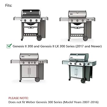 Stanbroil Porcelain Enameled Flavorizer Bars for Weber