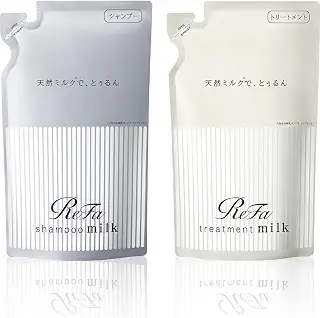 リファミルクプロテイン/ReFa MILK PROTEIN (430g（リフィル）, ホワイトフローラルムスク, シャンプー・トリートメントセット)