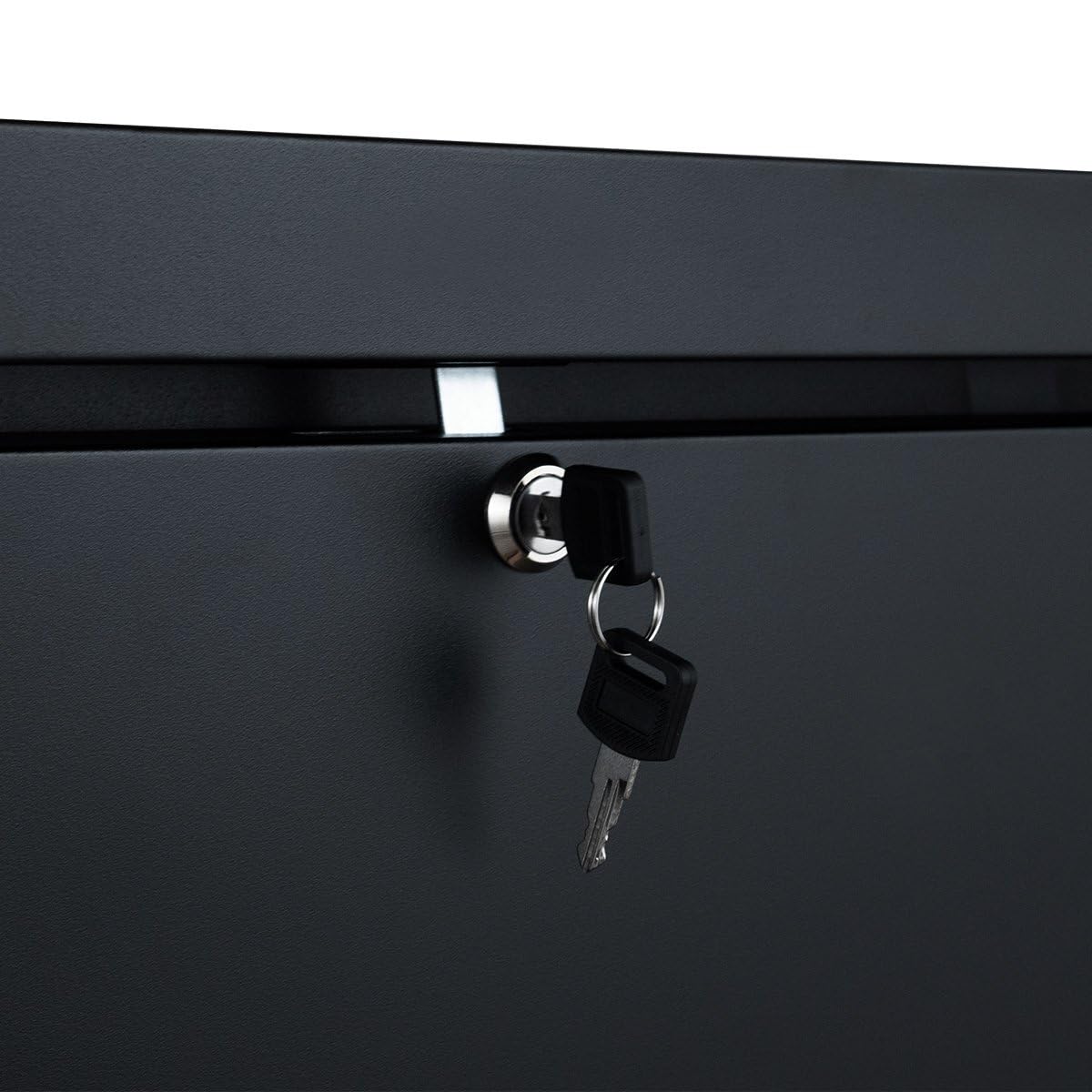 GastroHero Barkühltisch 1 Tür 4 Schubladen 2005 mm Getränkekühler Umluftkühlung +2 bis +8 °C LED 509 Liter Gastro Kühltisch Bar