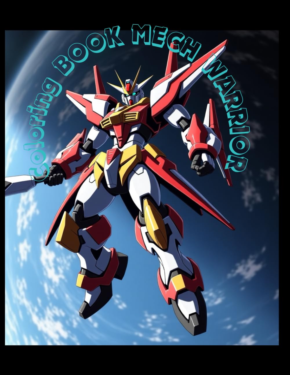 Coloring book MECH WARRIOR