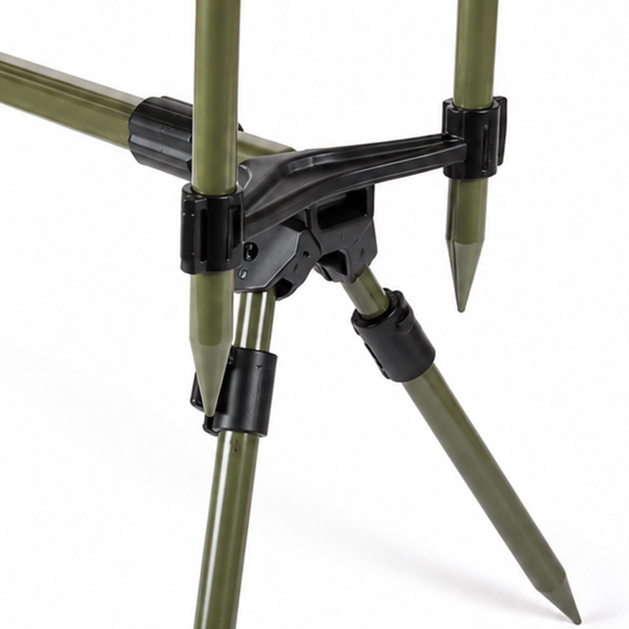 X2 Transformer Carp Rodpod - Support de Canne à pêche en Aluminium de Haute qualité - réglable de 75 à 110cm - pour Les pêcheurs de carpes - Sac Inclus - fiable et Durable - pêche Confortable !
