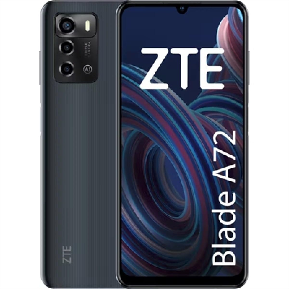 schermo tocco blade a72 space gray 64gb 13mp