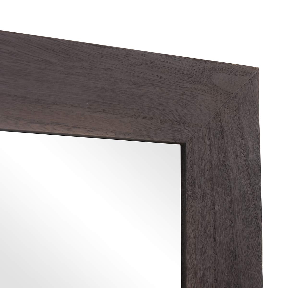 RHF Full Length Mirror, Rustic Wood Framed Floor Mirror, Farmehouse Chic Decorative Wall Mirror