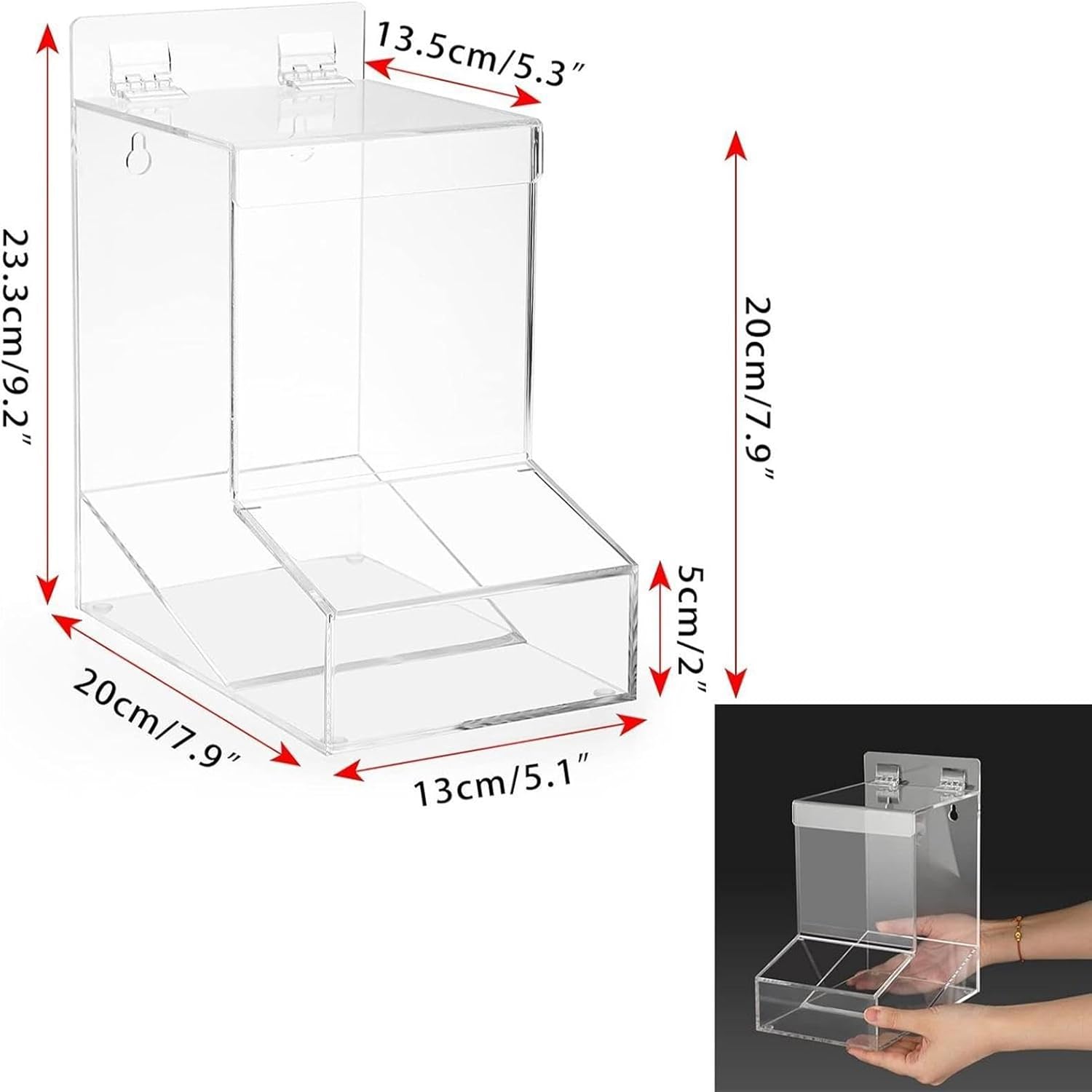 Laundry Container Wall Mount Kitchen Powder Dryer Balls Organization