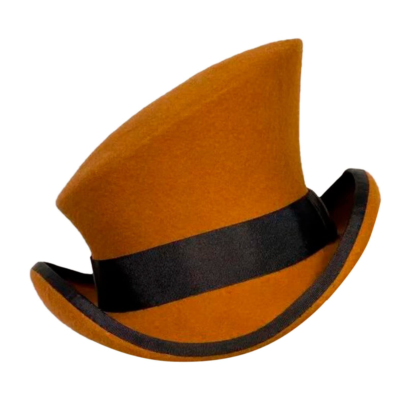 asymmetric top hat unisex - Wool Hat women men Hat Top